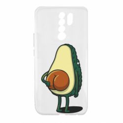 Чехол для Xiaomi Redmi 9 Funny avocado - PrintSalon