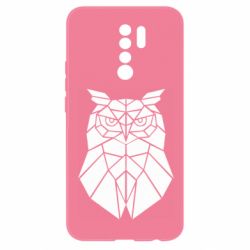 Чохол для Xiaomi Redmi 9 Geometric Owl - PrintSalon