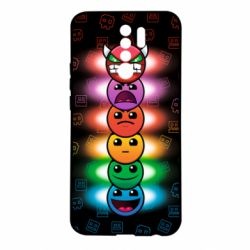 Чохол для Xiaomi Redmi 9 Geometry Dash Levels - PrintSalon