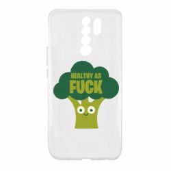 Чехол для Xiaomi Redmi 9 Healthy as fuck - PrintSalon