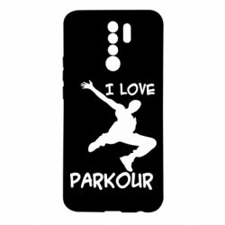 Чехол для Xiaomi Redmi 9 I love parkour - PrintSalon
