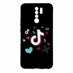 Чехол для Xiaomi Redmi 9 Icons TIK TOK - PrintSalon