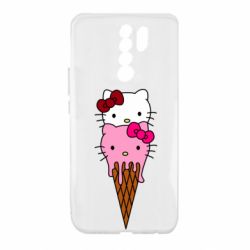 Чехол для Xiaomi Redmi 9 Kitty ice cream - PrintSalon
