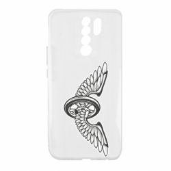 Чехол для Xiaomi Redmi 9 Колесо и крылья - PrintSalon