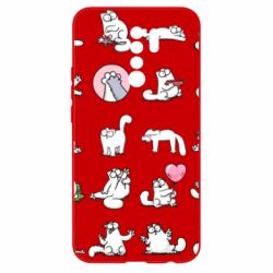 Чохол для Xiaomi Redmi 9 Кот Саймона емоції - PrintSalon