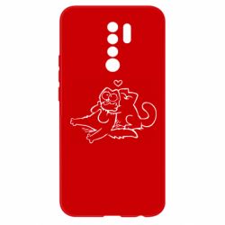 Чехол для Xiaomi Redmi 9 Кот Саймона Любовь - PrintSalon