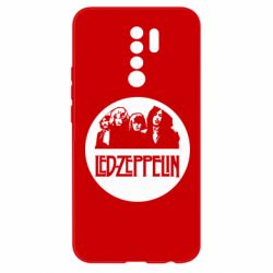 Чехол для Xiaomi Redmi 9 Led Zeppelin in a circle - PrintSalon