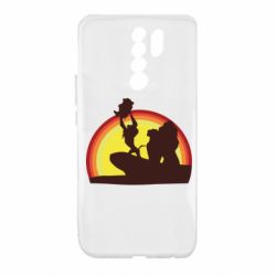 Чохол для Xiaomi Redmi 9 Lion king silhouette