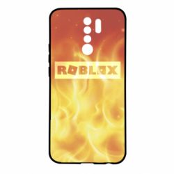 Чехол для Xiaomi Redmi 9 Logo and fire