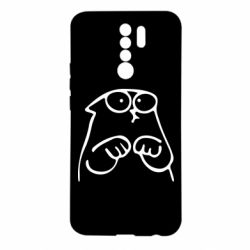 Чехол для Xiaomi Redmi 9 Милый Кот Саймона - PrintSalon