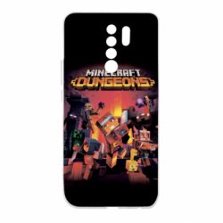 Чехол для Xiaomi Redmi 9 Minecraft Dungeons new - PrintSalon