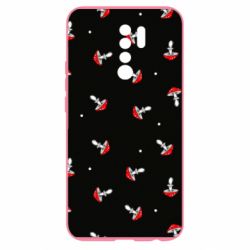 Чехол для Xiaomi Redmi 9 Мухоморы - PrintSalon