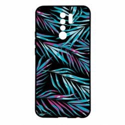 Чохол для Xiaomi Redmi 9 Neon Palm Leaves - PrintSalon