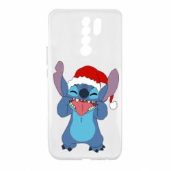 Чехол для Xiaomi Redmi 9 Новогодний Стич - PrintSalon