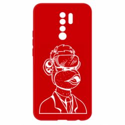 Чехол для Xiaomi Redmi 9 Обезьяна в виртуальных очках - PrintSalon