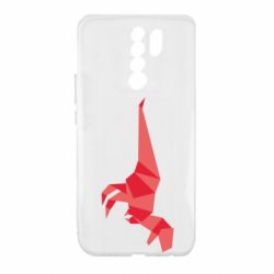 Чехол для Xiaomi Redmi 9 Origami dinosaur - PrintSalon