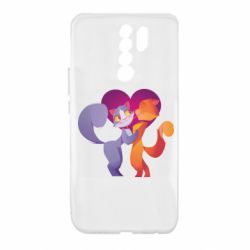 Чохол для Xiaomi Redmi 9 Парочка. Котики - PrintSalon