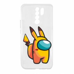 Чохол для Xiaomi Redmi 9 Pikachu Among Us - PrintSalon