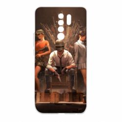 Чехол для Xiaomi Redmi 9 Pubg on the throne - PrintSalon