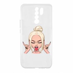 Чехол для Xiaomi Redmi 9 Punk Girl - PrintSalon