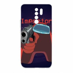 Чохол для Xiaomi Redmi 9 Red With A Gun - PrintSalon