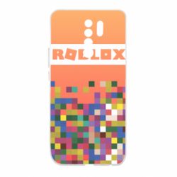 Чехол для Xiaomi Redmi 9 Roblox and squares