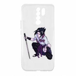 Чехол для Xiaomi Redmi 9 Sasuke with katana - PrintSalon