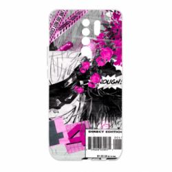 Чехол для Xiaomi Redmi 9 Satoru gojo collage - PrintSalon