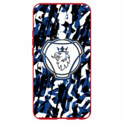 Чохол для Xiaomi Redmi 9 Scania logo and grunge - PrintSalon