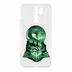 Чохол для Xiaomi Redmi 9 Slytherin collage - PrintSalon