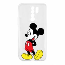 Чехол для Xiaomi Redmi 9 Smiling Mickey - PrintSalon