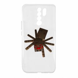 Чехол для Xiaomi Redmi 9 Spider from Minecraft - PrintSalon