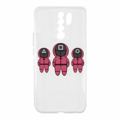 Чохол для Xiaomi Redmi 9 Солдати гра в Кальмара - PrintSalon