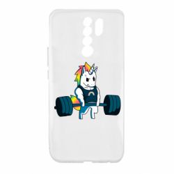 Чехол для Xiaomi Redmi 9 The unicorn is rocking - PrintSalon