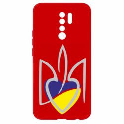 Чехол для Xiaomi Redmi 9 Ukrainian heart - PrintSalon