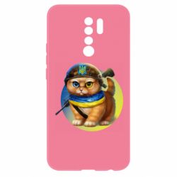 Чехол для Xiaomi Redmi 9 Военный котик - PrintSalon