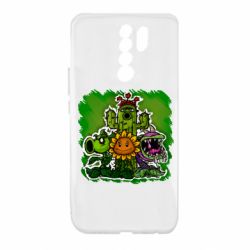 Чехол для Xiaomi Redmi 9 Zombie vs Plants players-PrintSalon Чехол для Xiaomi Redmi 9 Zombie vs Plants players