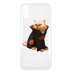 Чехол для Xiaomi Redmi 9a Akatsuki angry cat - PrintSalon