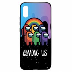 Чехол для Xiaomi Redmi 9a Among Us art paints - PrintSalon