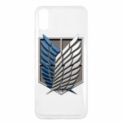 Чехол для Xiaomi Redmi 9a Attack Titan Survey Corps Logo 3D - PrintSalon