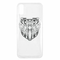 Чехол для Xiaomi Redmi 9a Bike Shield Art - PrintSalon