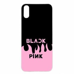 Чехол для Xiaomi Redmi 9a Blackpink pink fire - PrintSalon