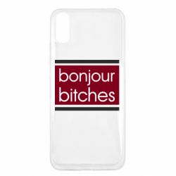 Чехол для Xiaomi Redmi 9a Bonjour bitches - PrintSalon
