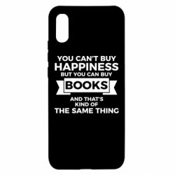 Чехол для Xiaomi Redmi 9a Books are happiness - PrintSalon