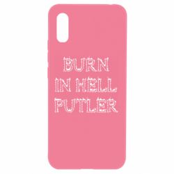 Чехол для Xiaomi Redmi 9a Born in Hell Putin - PrintSalon