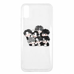 Чохол для Xiaomi Redmi 9a BTS Cute Art - PrintSalon