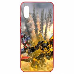 Чохол для Xiaomi Redmi 9a Bumblebee and Optimus Prime - PrintSalon