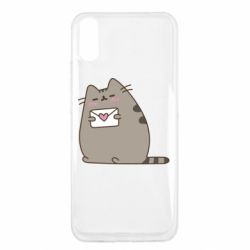 Чехол для Xiaomi Redmi 9a Cat with a letter - PrintSalon