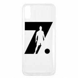 Чехол для Xiaomi Redmi 9a Cristiano Ronaldo Silhouette Art - PrintSalon