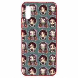 Чехол для Xiaomi Redmi 9a Cute Tanjiro with Nezuko - PrintSalon